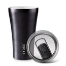 STTOKE Ceramic Reusable Cup Gun Metal Grey 12oz