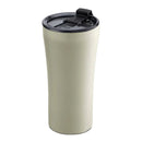 Sttoke Earth Series 16oz Mousse Taupe reusable coffee cup with ceramic lining and insulated travel design