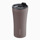 Sttoke Earth Series 16oz Willow Grey reusable coffee cup with ceramic lining and insulated travel design