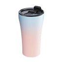 Sttoke Flow Series 12oz Sky Blush reusable coffee cup with ceramic lining and insulated design
