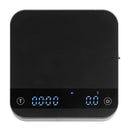 Ten Mile Espresso Scale Compact Black precision digital coffee scale with built in timer for espresso brewing