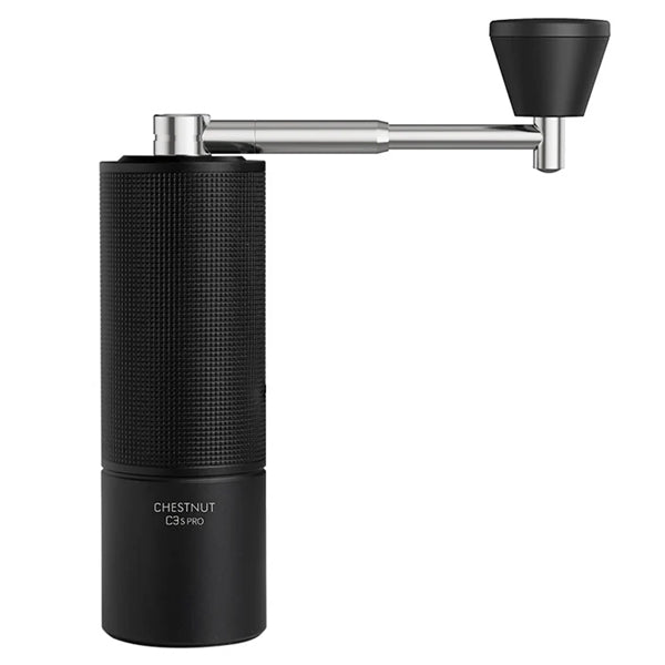 Timemore C3S Pro Hand Grinder Black with precision stainless steel burrs for espresso and pour over brewing