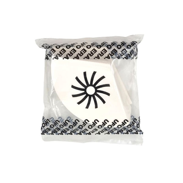 UFO Dripper filter papers Type A 100 pack coffee filters for compatible UFO pour over dripper brewing