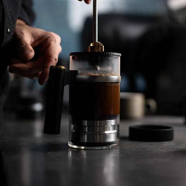 Weber Workshops The BIRD French Press Coffee Brewer with Metal Handle