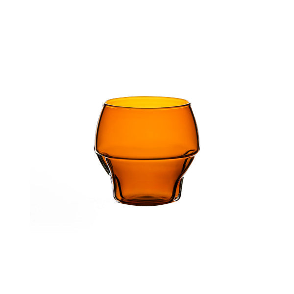 Avensi Aeresso Amber Espresso Glass with Aeration Wave Design
