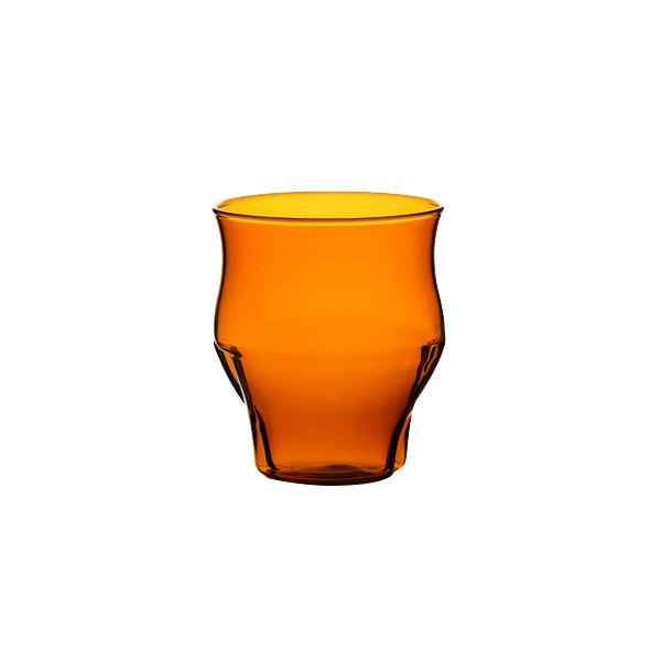 Avensi Alto Amber Coffee Tasting Glass with Hourglass Design