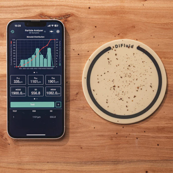 DiFluid Coffee Grind Distribution Analyzer Coaster