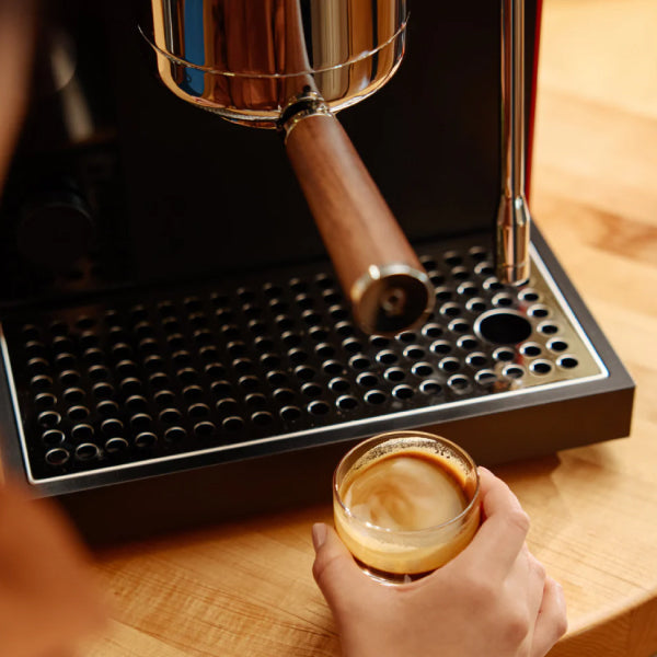 Fellow Walnut Bottomless Coffee Portafilter for Naked Espresso Shots
