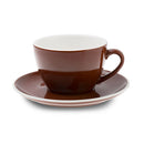 ACF Cup & Saucer 6 Set - 12oz Brown