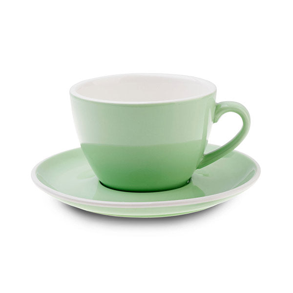 ACF Cup & Saucer 6 Set - 12oz Green