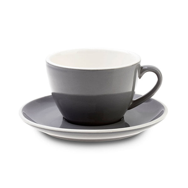 ACF Cup & Saucer 6 Set - 12oz Grey