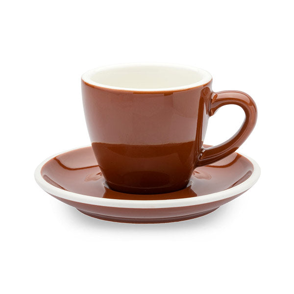 ACF Cup & Saucer 6 Set - 3oz Brown