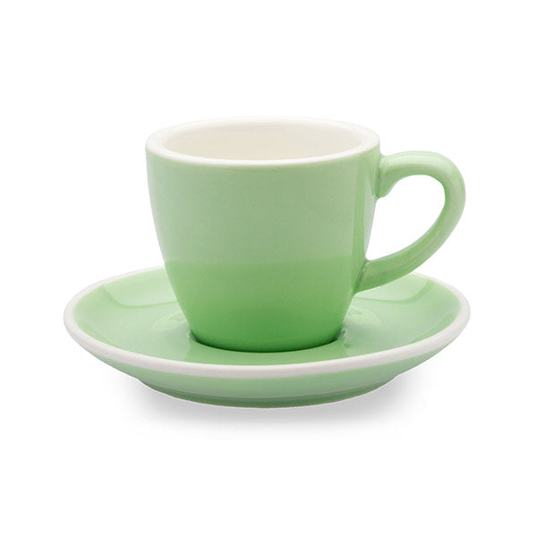 ACF Cup & Saucer 6 Set - 3oz Green