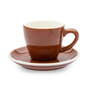 ACF Cup & Saucer 6 Set - 8oz Brown