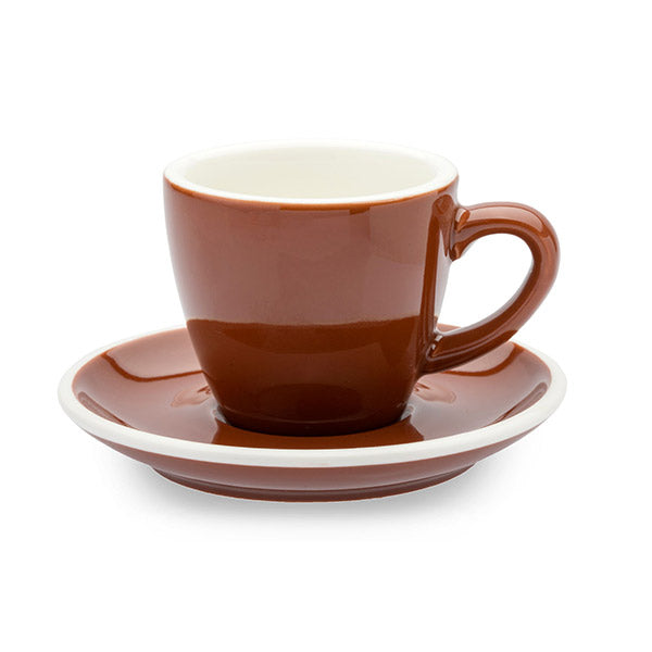 ACF Cup & Saucer 6 Set - 8oz Brown