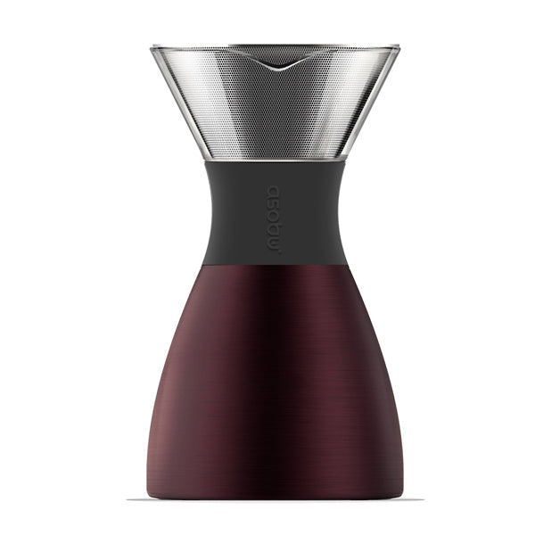 Asobu Pour Over Coffee Maker Burgundy