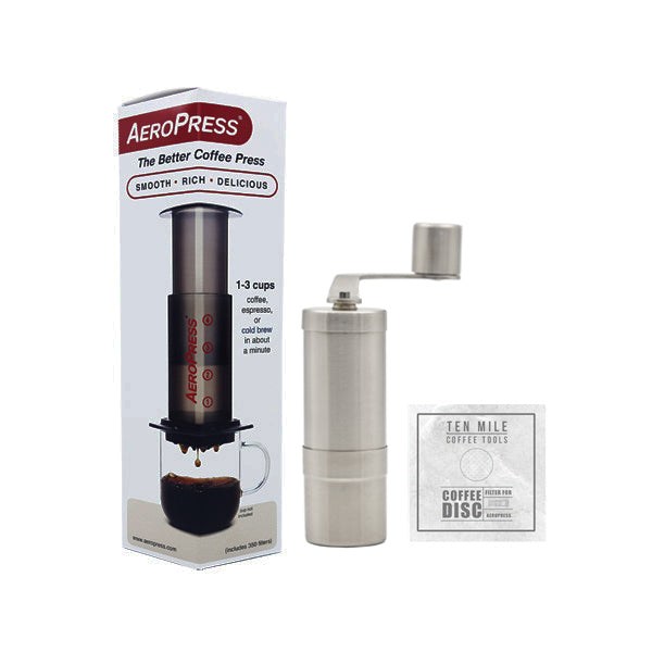 AeroPress Coffee Maker & Mini Starter Bundle