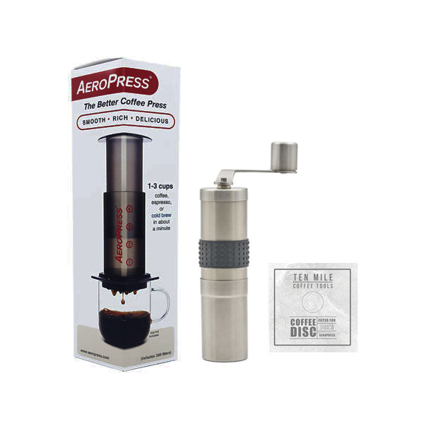 AeroPress Coffee Maker & Tall Starter Bundle