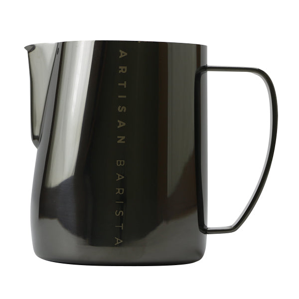 Artisan Barista Milk Jug Metallic Black