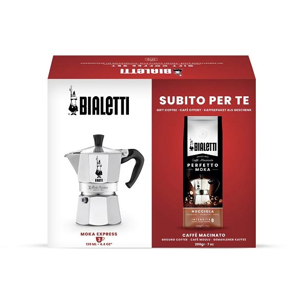 Bialetti Moka Express Gift Set 3 Cup