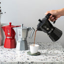 Bialetti Moka Exclusive - Black Silver Red