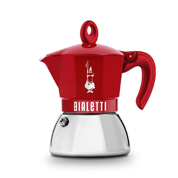 Bialetti Moka Induction Exclusive 2 cup red