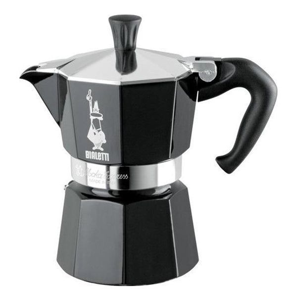 Black 3 Cup Bialetti Moka Express