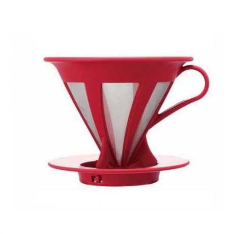 Hario Cafeor Dripper 2 Cup - 2 Colours Red