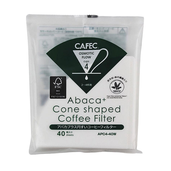 Cafec Abaca Plus Filter Papers 2-4 Cup 100pk