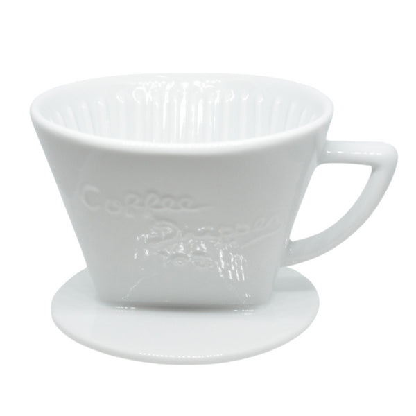 Cafec Trapezoid 5 Cup White Dripper