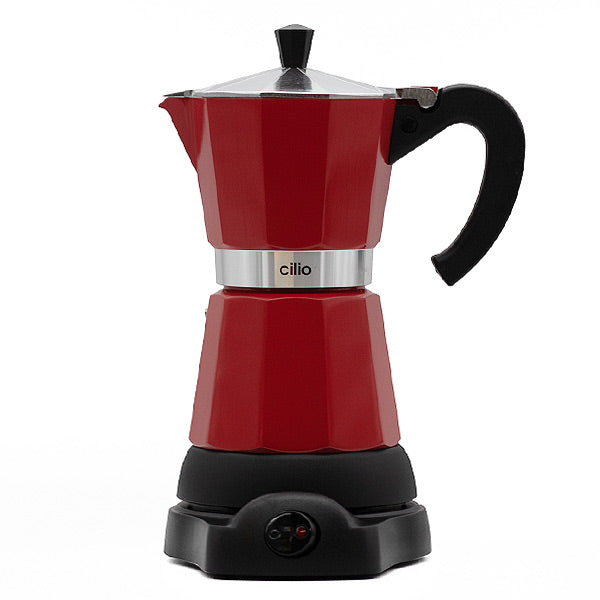 Cilio Classico Electric Coffee Maker Red