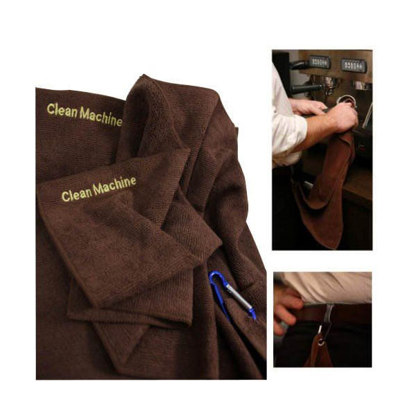 Barista Cloths, 10 Pack - Clean Machine Brown 