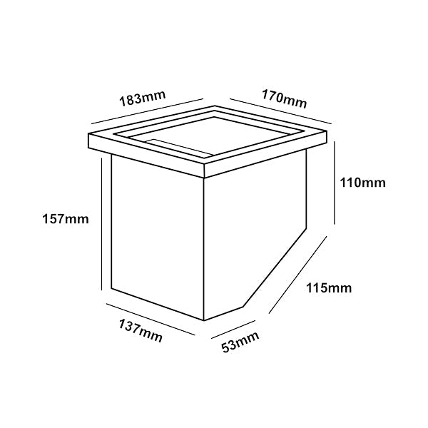 Coffee Accessories Knock Chute Dimensions