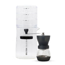 hario Skerton PLus and a Delter Cold Drip Coffee Maker