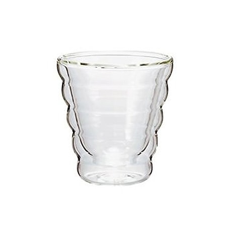 Hario Ribbed Double Wall Glass 295ml