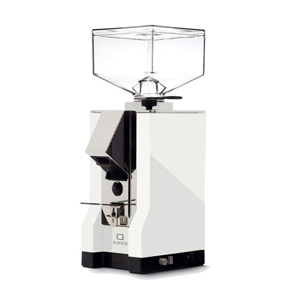 Eureka Mignon Silenzio Flat Burr Grinder White