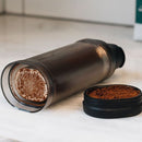 Fellow Shimmy Coffee Sieving coffee grounds