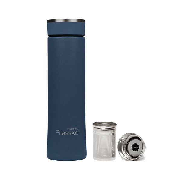 Fressko Stainless Colour Flask Denim