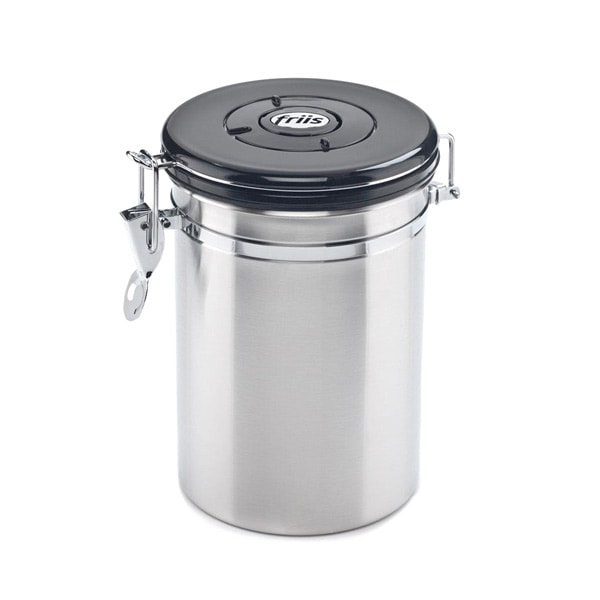 Friis Coffee Vault - Silver (Black Lid)
