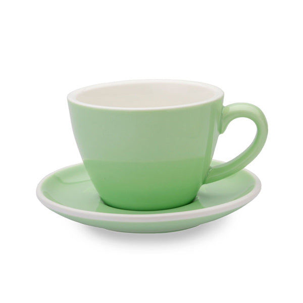 ACF Cup & Saucer 6 Set - 6oz Green