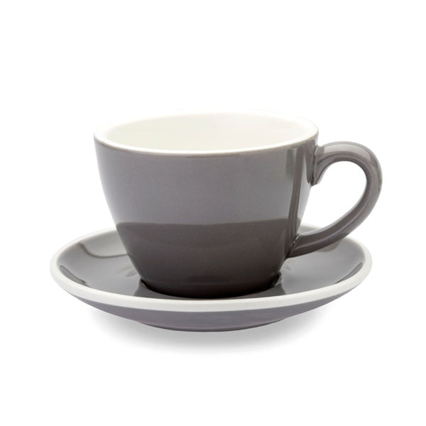 ACF Cup & Saucer 6 Set - 6oz Grey