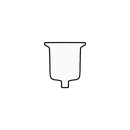 Tiamo Spare Parts HG6333-HG2605 Middle Beaker