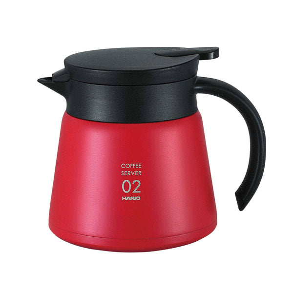 Hario Insulated Stainless Server 600ml Red