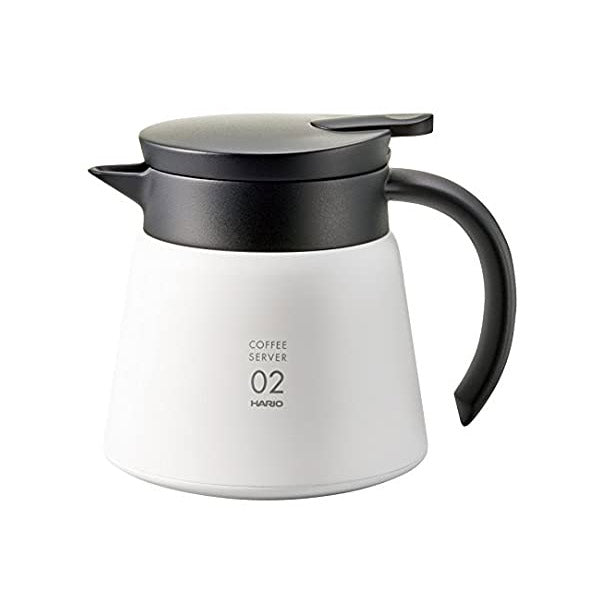 Hario Insulated Stainless Server 600ml White