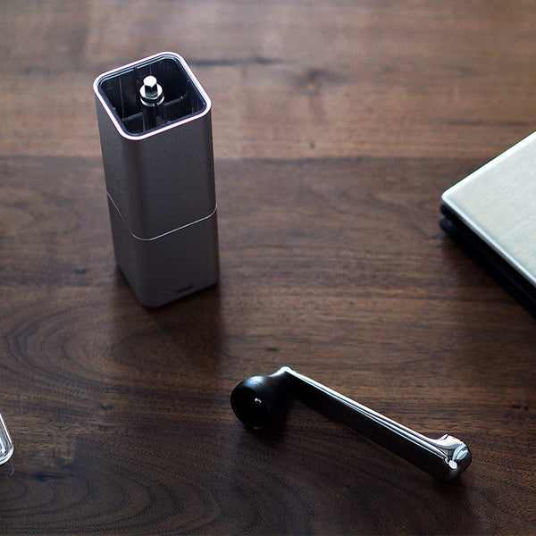 Hario PRISM Aluminium Coffee Grinder Silver