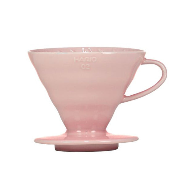 Hario V60 Ceramic Coloured Drippers 3 Cup Pink