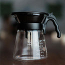 Brewing coffee with Hario V60 Drip In Server
