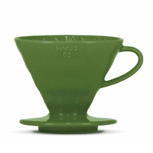 Hario V60 Ceramic Coloured Drippers 2 Cup Dark Green