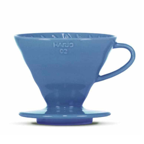 Hario V60 Ceramic Coloured Drippers 2 Cup Teal Blue