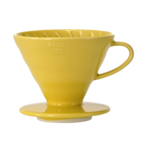 Hario V60 Ceramic Coloured Drippers 2 Cup Yellow